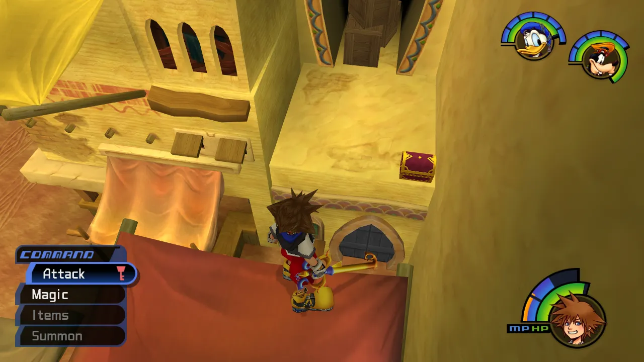 Agrabah Main Street Right Palace Entrance Chest
